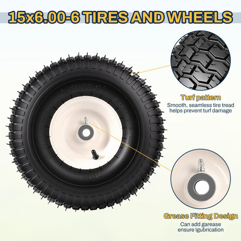 FAHKNS 4-ply tubeless construction boosts shock absorption for smoother rides.