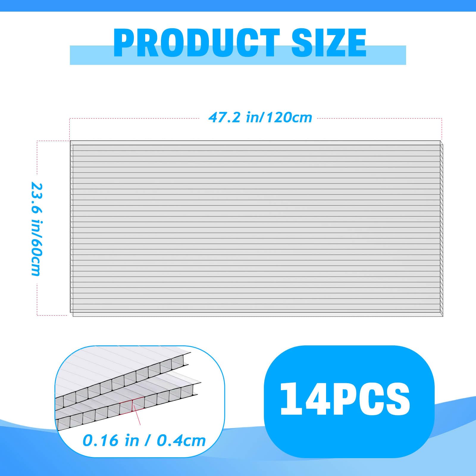 FAHKNS 4x2x016 twin-wall panels closeup showing durability for outdoor use