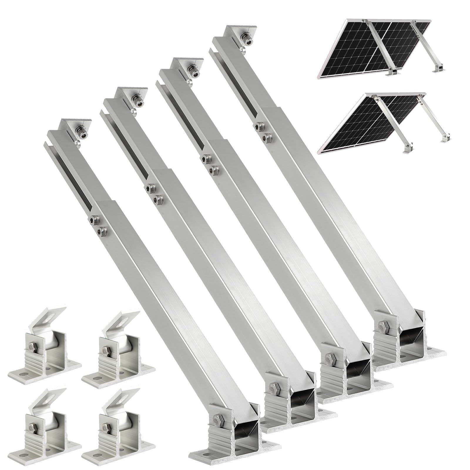 FAHKNS solar panel mounting bracket adjustable tilt for rooftop mounting