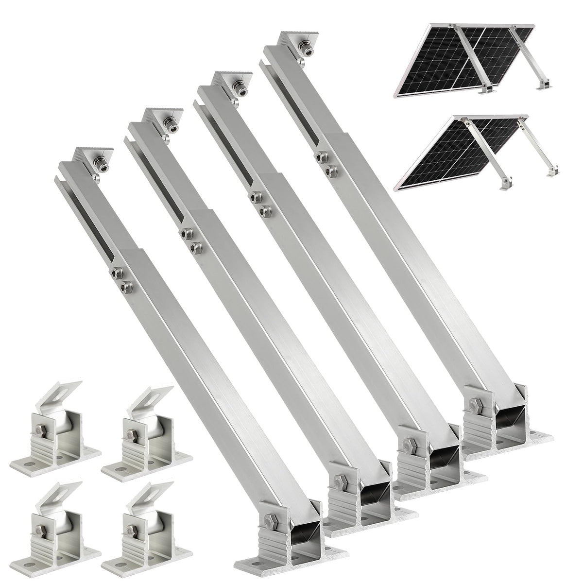 FAHKNS solar panel mounting bracket adjustable tilt for rooftop mounting