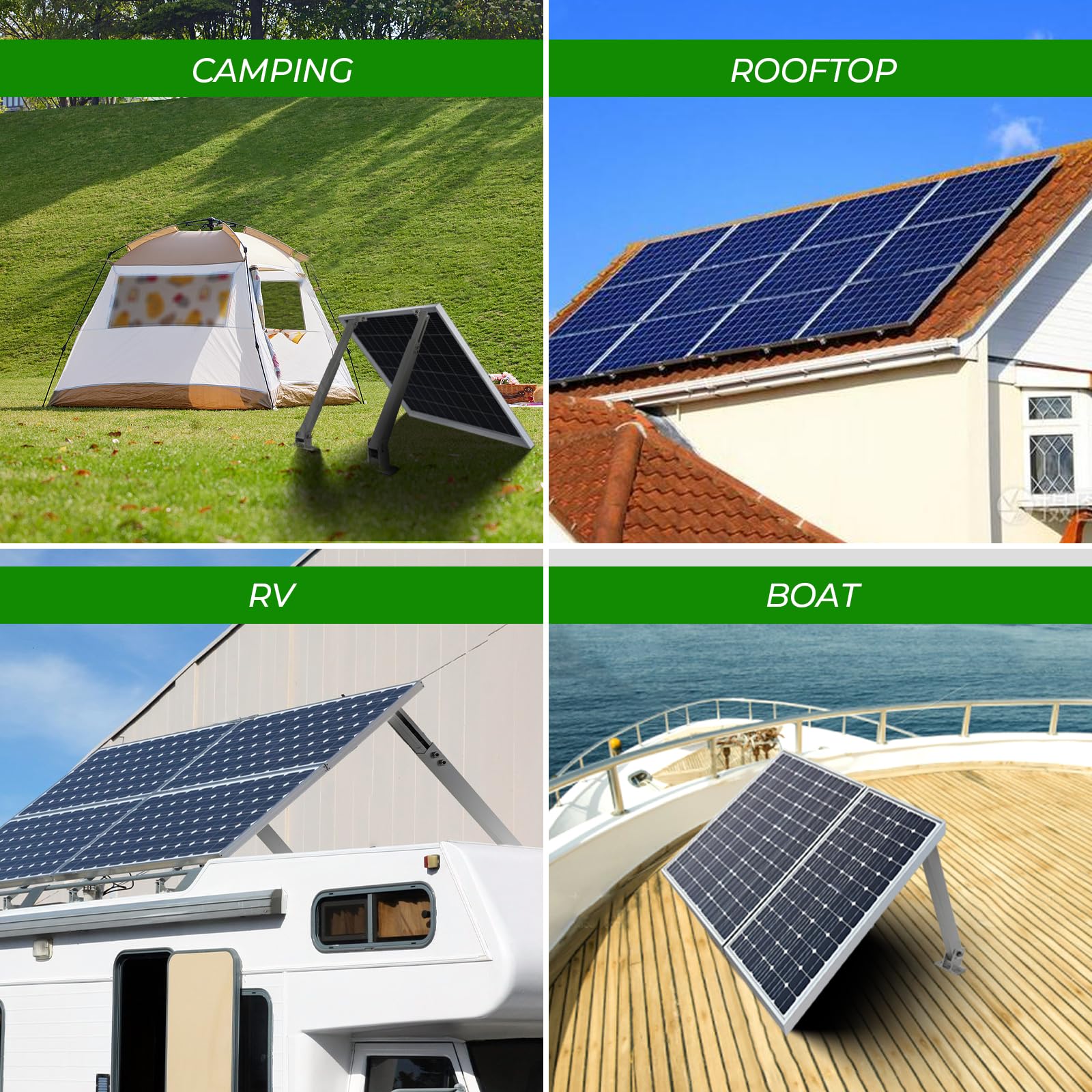 FAHKNS brackets suitable for flat roofs, garages, campers, and boats