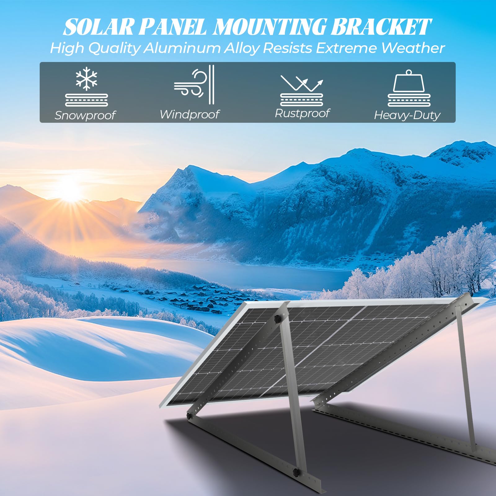 0–90 degree tilt adjustment enables optimal sun exposure throughout the day.