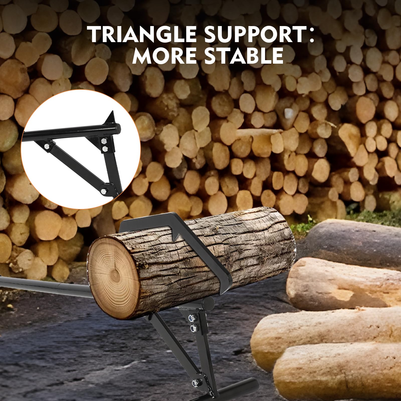 FAHKNS Timberjack heavy-duty steel construction resists rust and wear