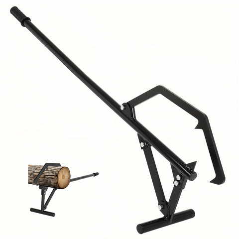 FAHKNS Timberjack log roller lifter with 50.8-inch handle for heavy logs