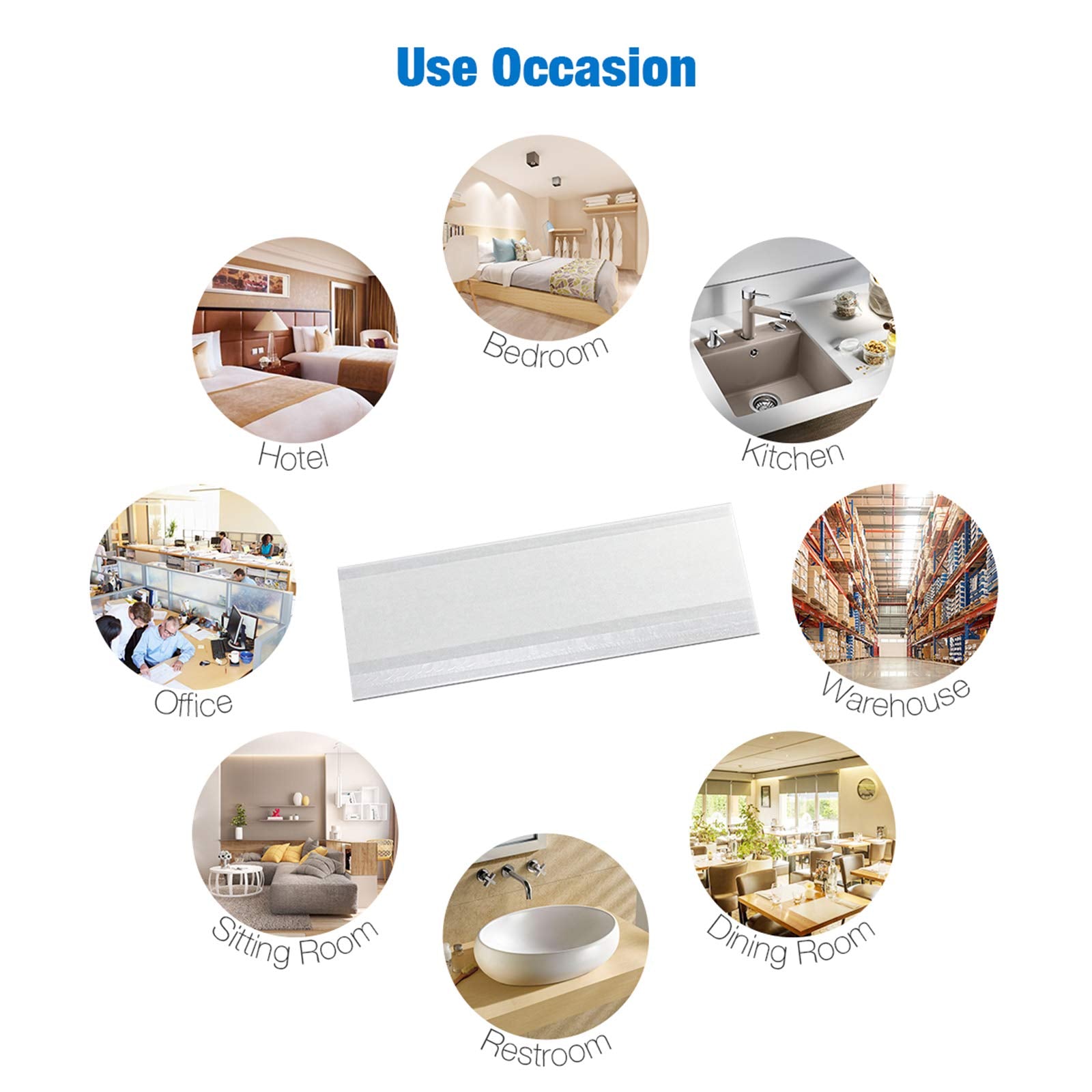 Faicuk easy-peel adhesive traps install quickly on any window.