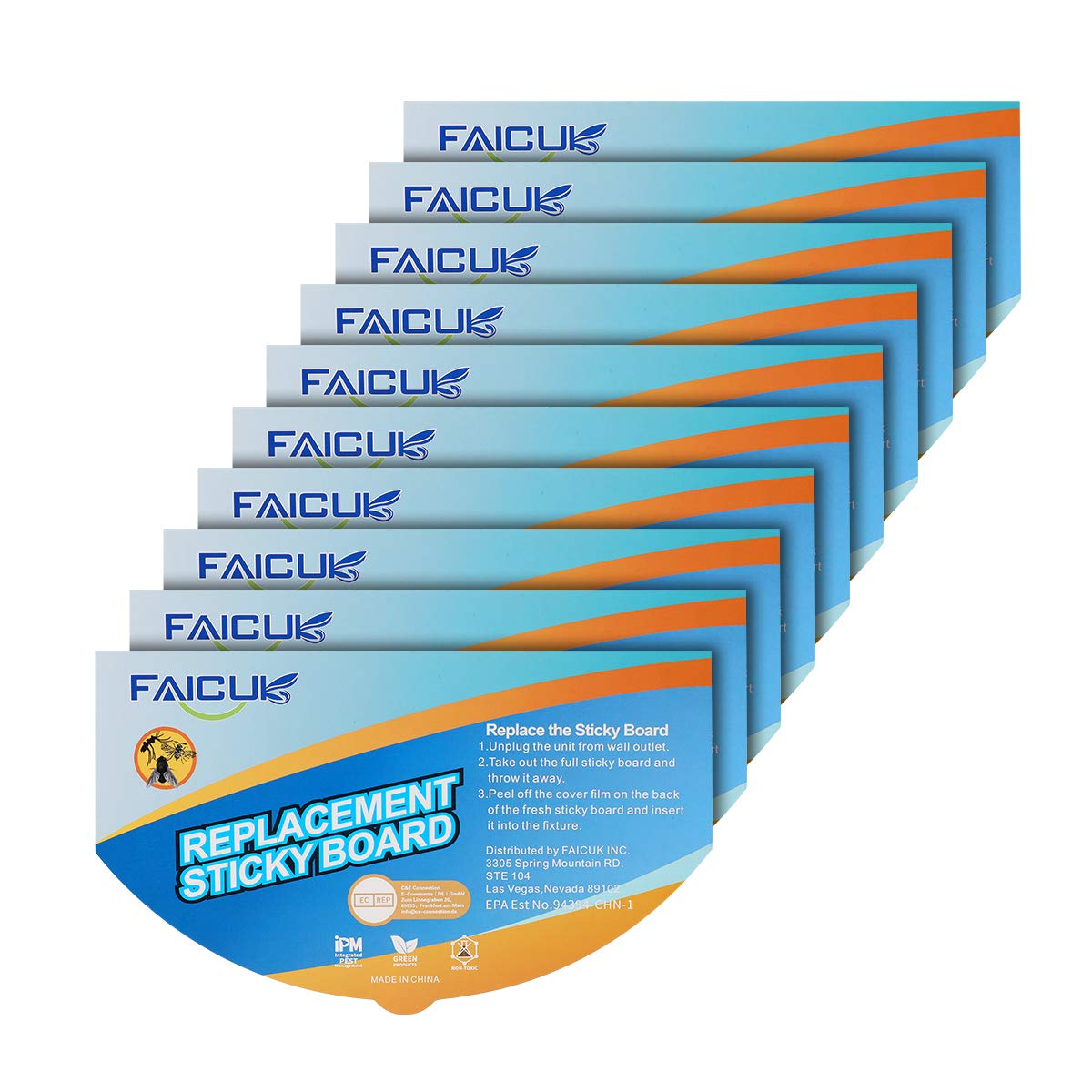 Faicuk glue board closeup showing sticky adhesive surface.