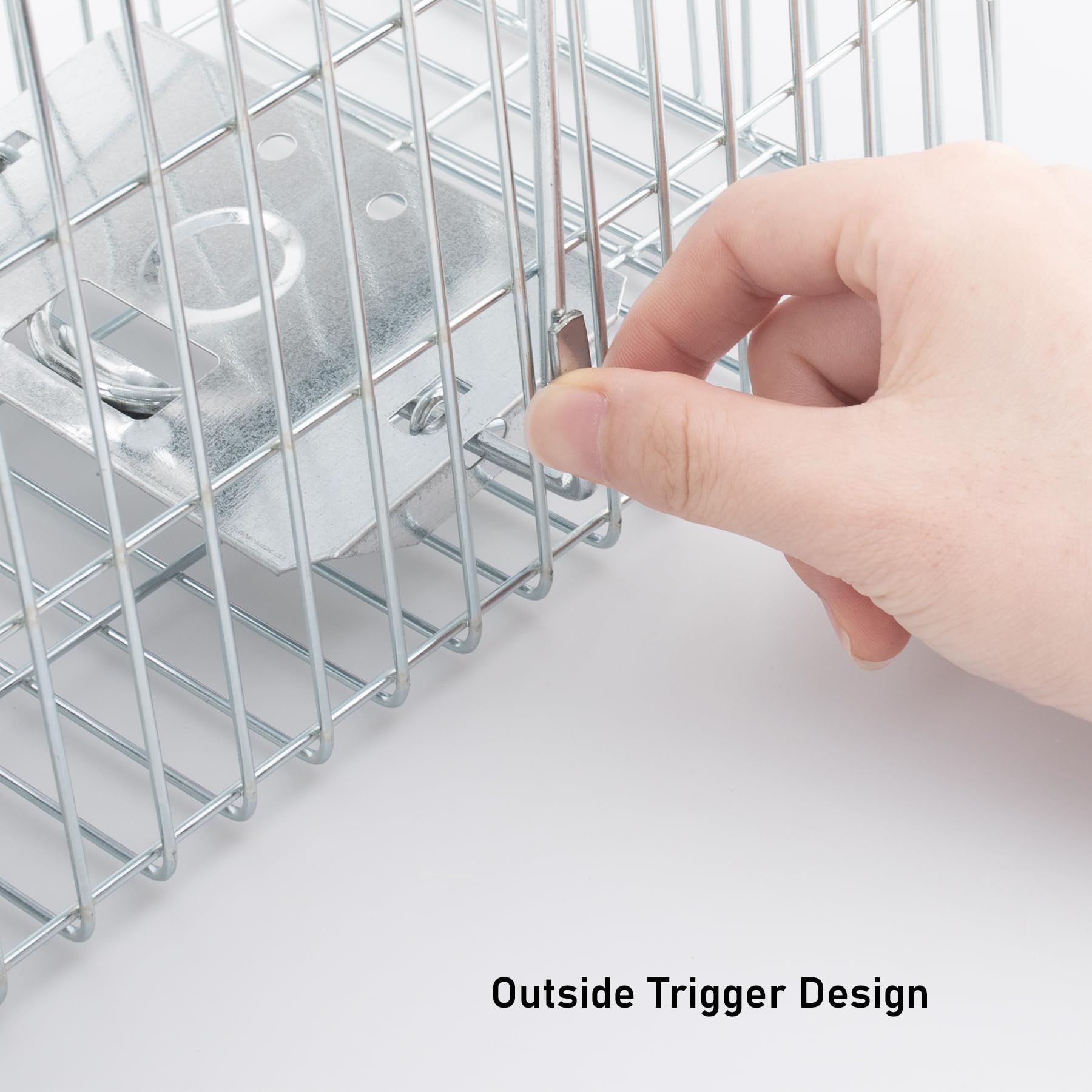 Faicuk trap dimensions label displays 16.3 by 6 by 6.7 inches.