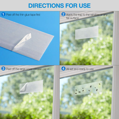 Faicuk nontoxic fly traps keep indoor air safer and cleaner.