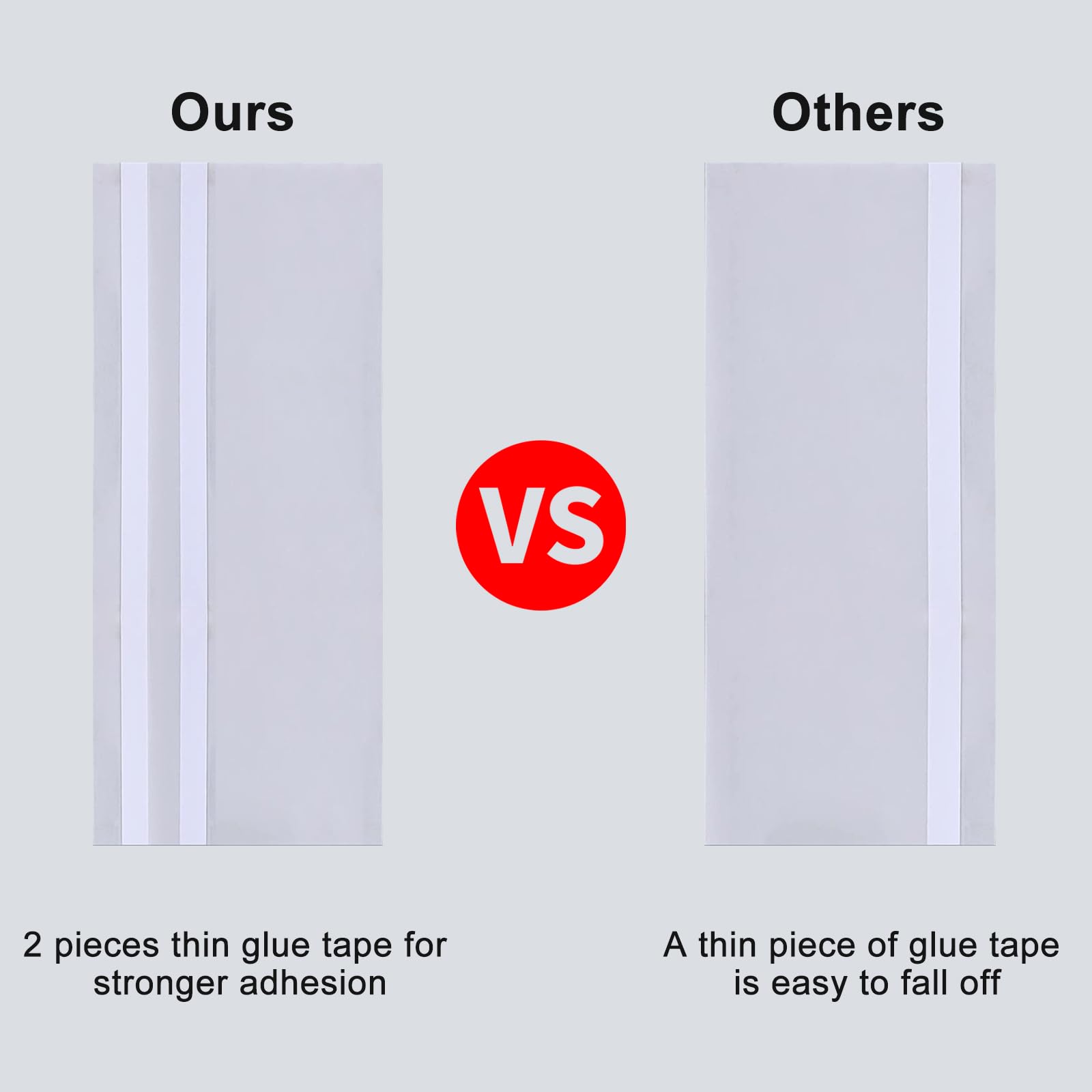 Faicuk transparent fly strip on a window, discreet and effective.