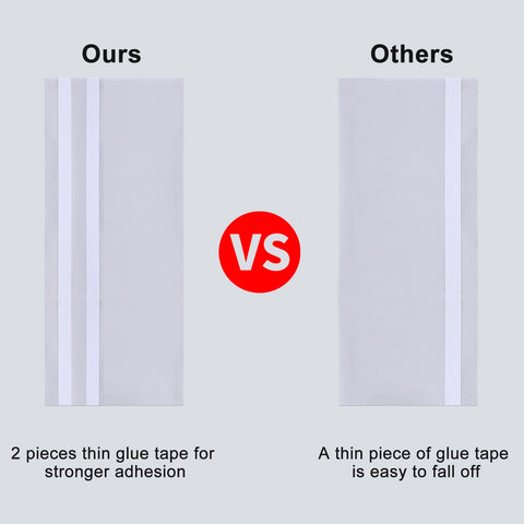 Faicuk transparent fly strip on a window, discreet and effective.