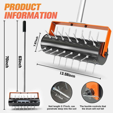 Failenfeivp weight-ready design allows deeper aeration with added weight