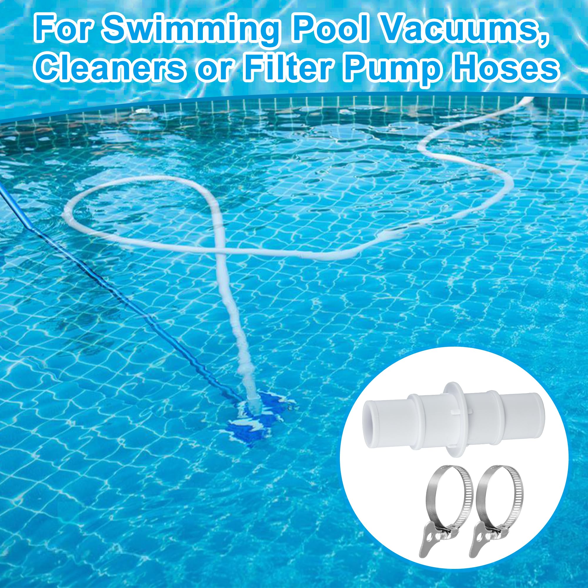 Two-pack kit with adapters and clamps for replacement