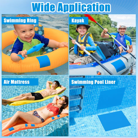 Fairooth above-ground pool patch extends life of PVC gear.