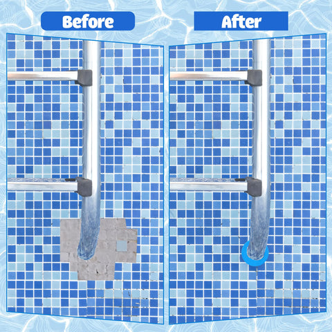 Fairooth protection plug shielding pool liner and ladder edge
