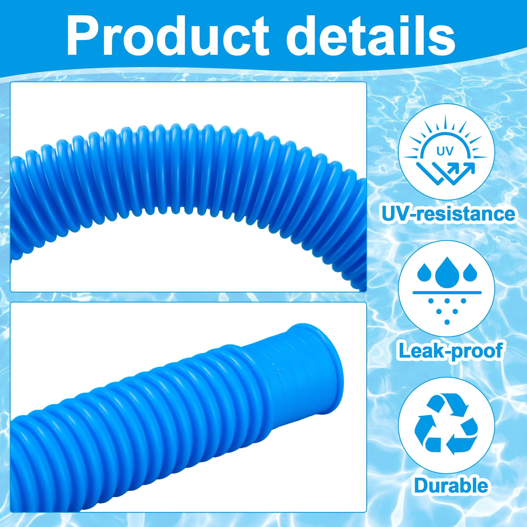 Fairooth pipe holders and tapes for tidy hose organization during setup.