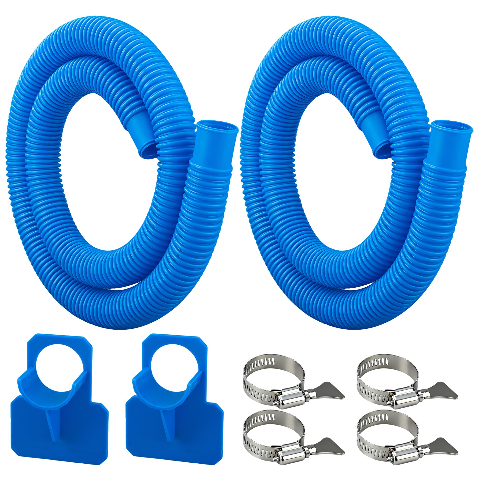 Fairooth pool hose 1.25 x 59 inches in blue for easy above-ground pool connections.