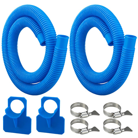 Fairooth pool hose 1.25 x 59 inches in blue for easy above-ground pool connections.