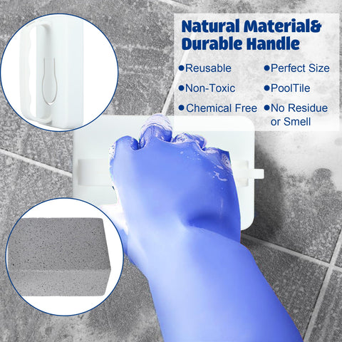 Fairooth pumice stone closeup shows gritty texture for effective stains