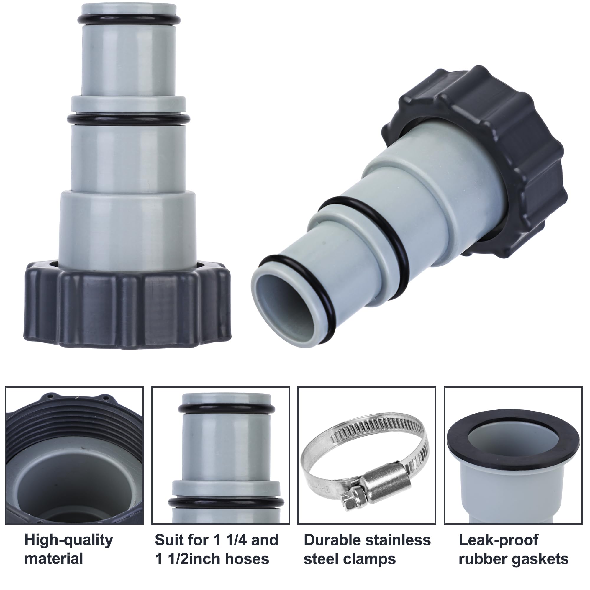Fairooth rubber washers deliver tight seals on adapters
