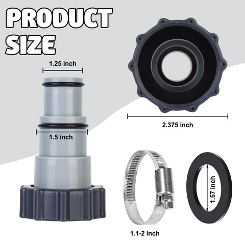 Fairooth stainless steel clamps provide leak-free hose security