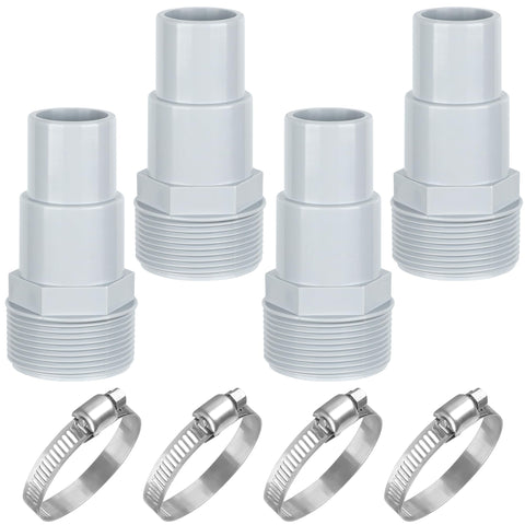 Fairooth universal pool hose adapters four pieces for easy hose conversion