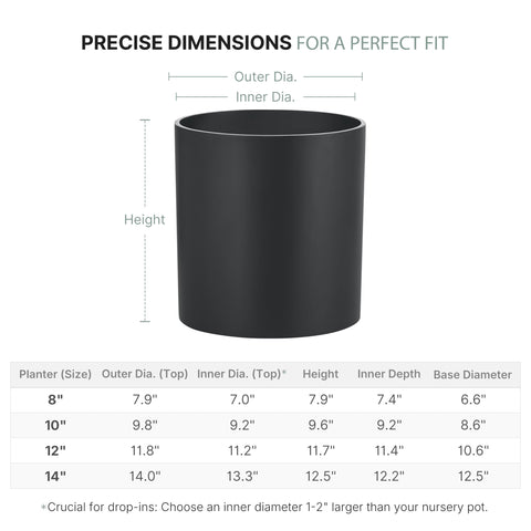 FaithLand 12-inch fiberstone planter off-center design emphasizes protected stand crossbars.