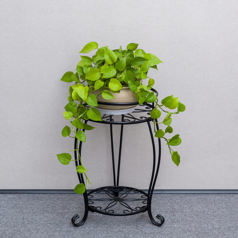 FaithLand easy-assemble plant stand with screws included for quick setup.