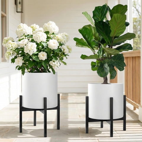 FaithLand foam foot pads protect floors during placement.