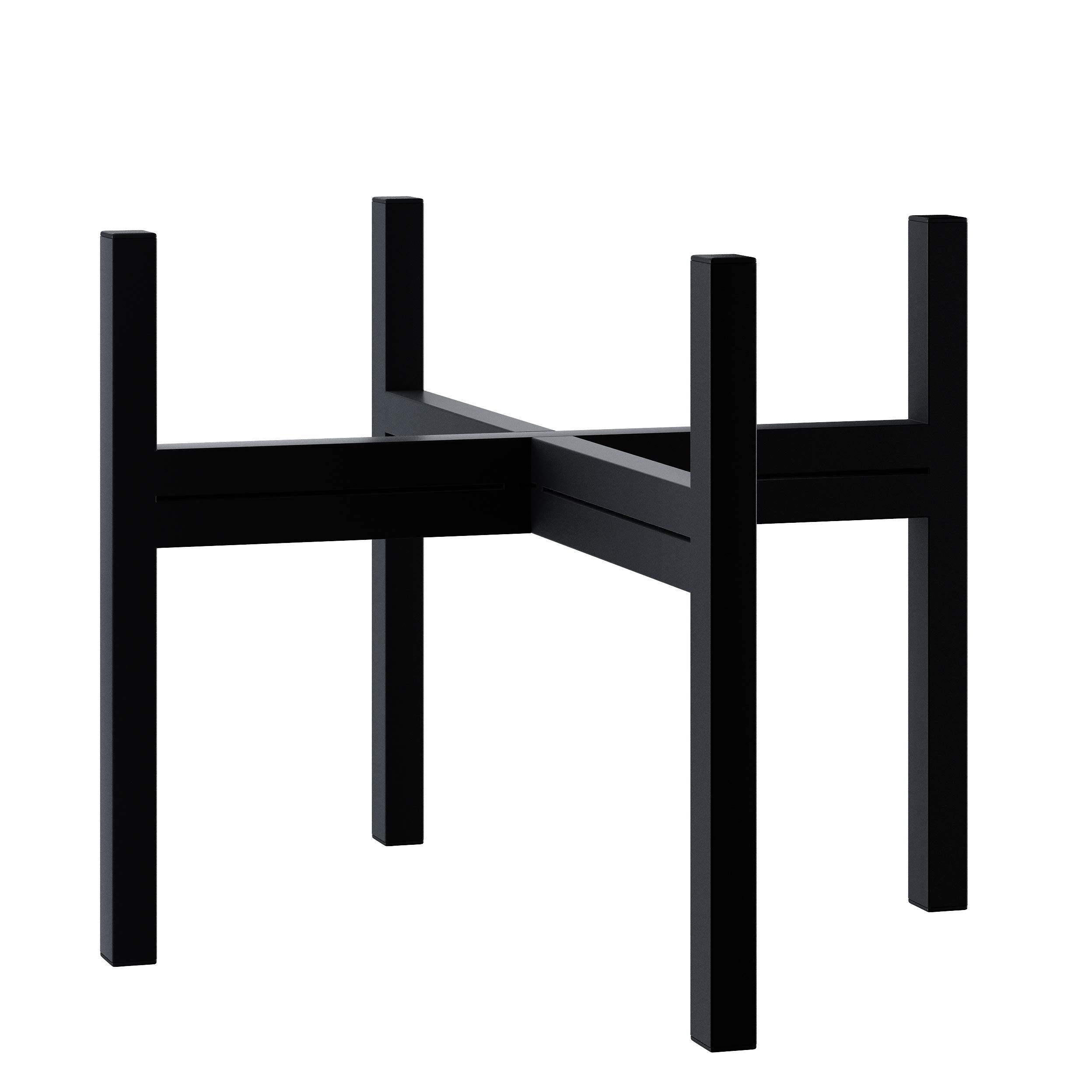 FaithLand mid-century plant stand for indoor or outdoor use.
