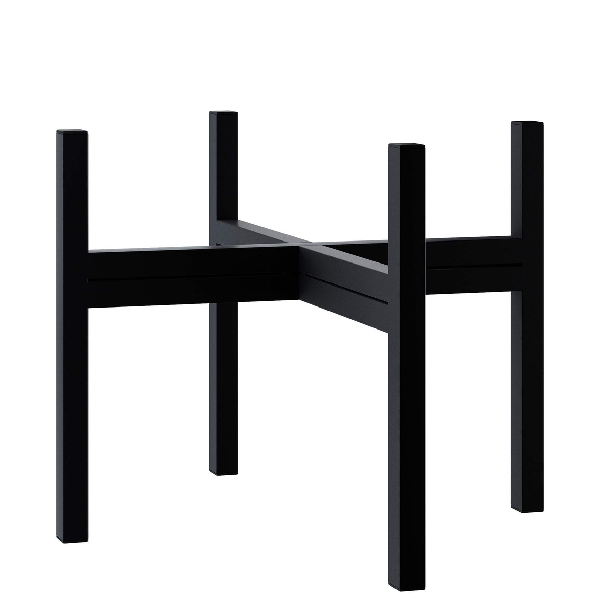 FaithLand mid-century plant stand for indoor or outdoor use.