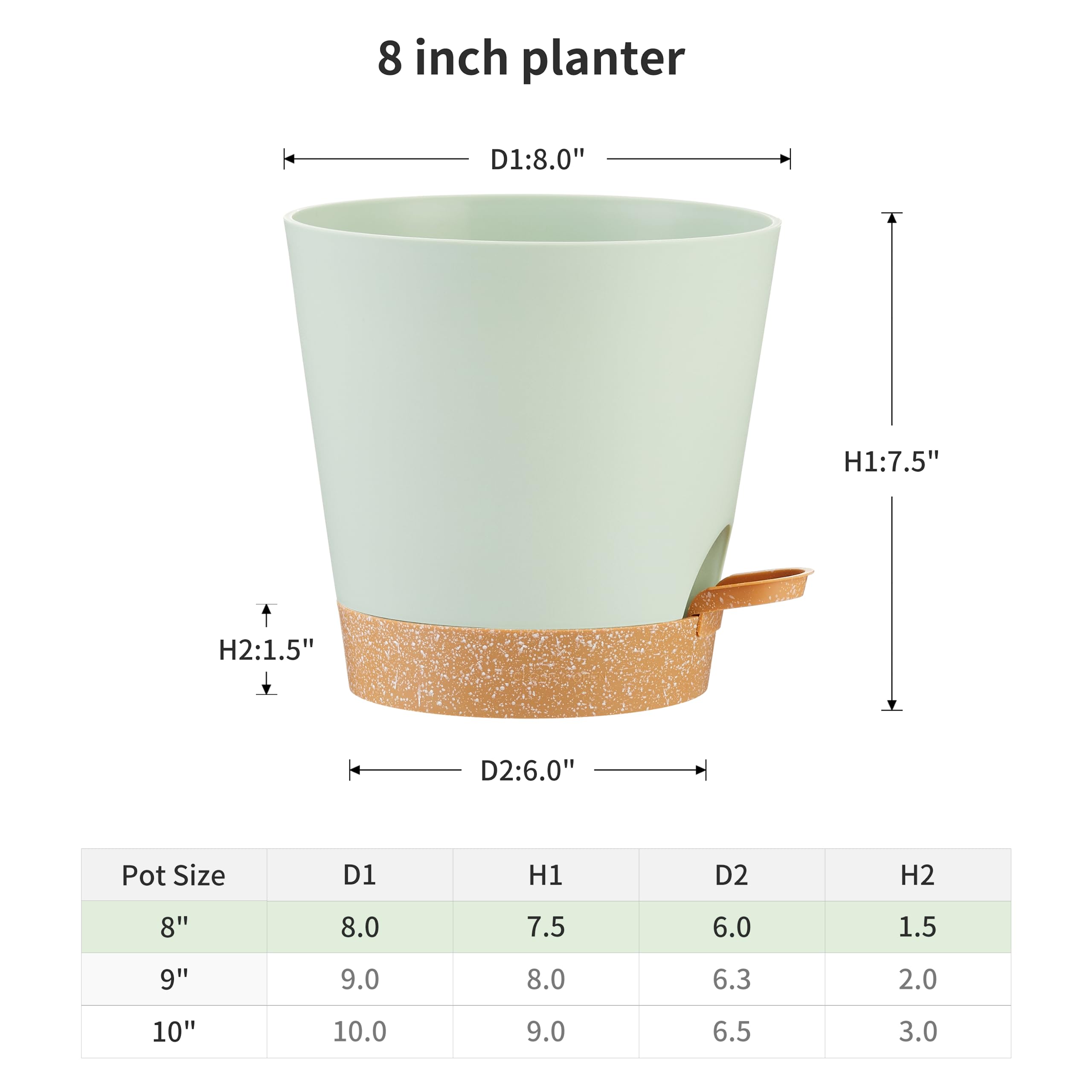 FaithLand planter shows drainage holes promoting air circulation to support healthy roots