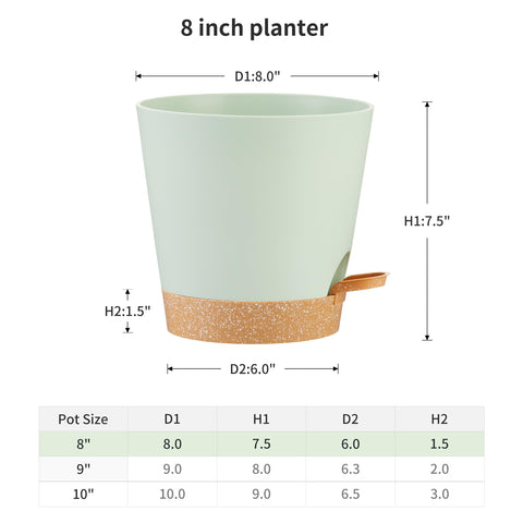 FaithLand planter shows drainage holes promoting air circulation to support healthy roots