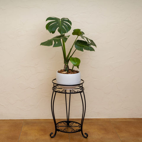 FaithLand sturdy triangular-frame design provides stable support for heavy pots.
