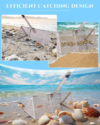 FAITIO portable rake with detachable handle for easy transport
