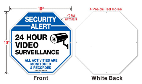 Faittoo aluminum sign 10x10 for rust-free outdoor durability.