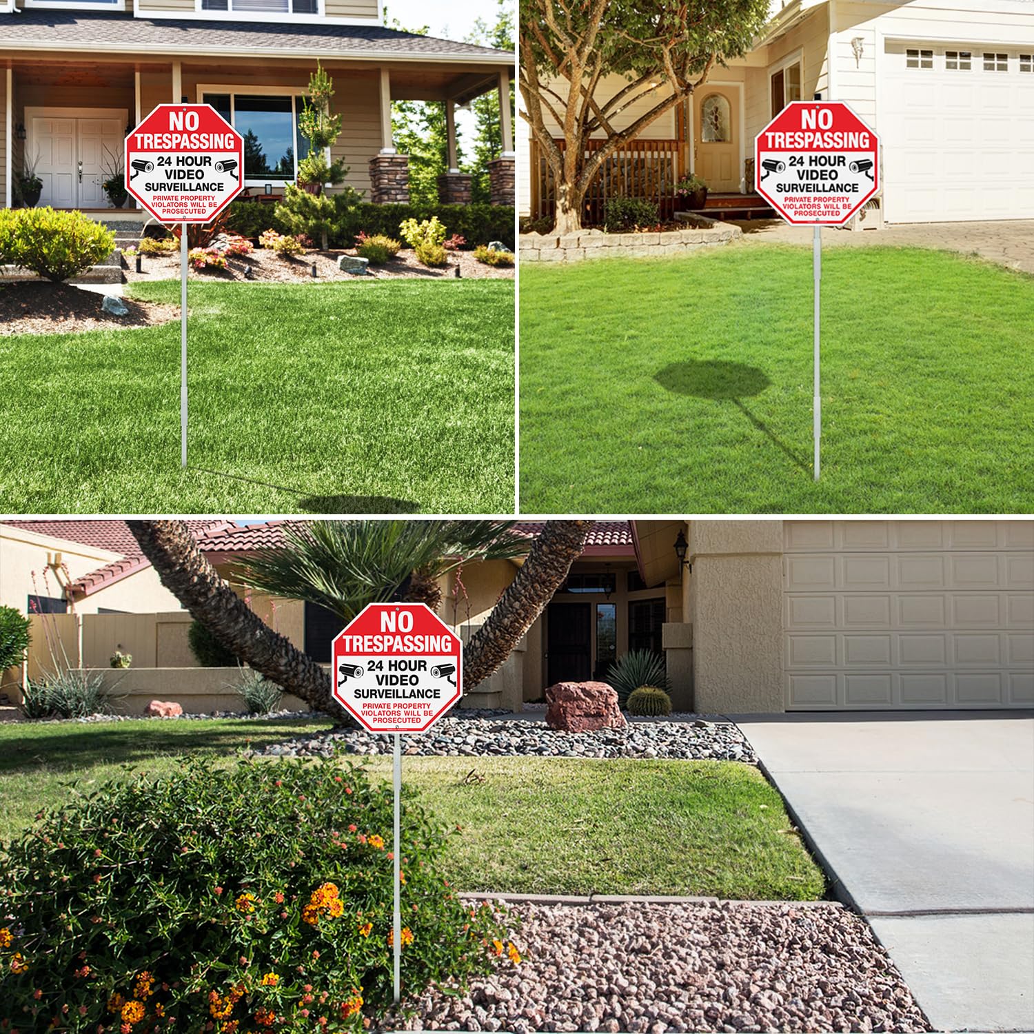 Faittoo 42-inch stake raises sign for better line-of-sight.