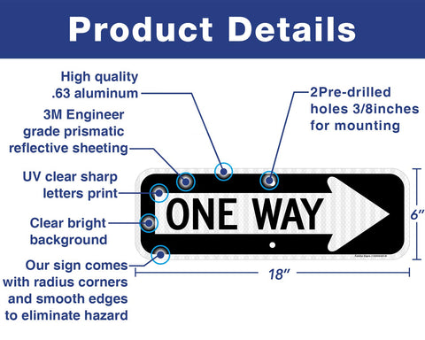 Faittoo engineer-grade reflective aluminum sign for high visibility and durability