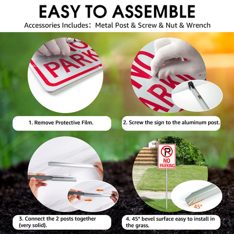 Faittoo reflective surface improves night readability from a distance.