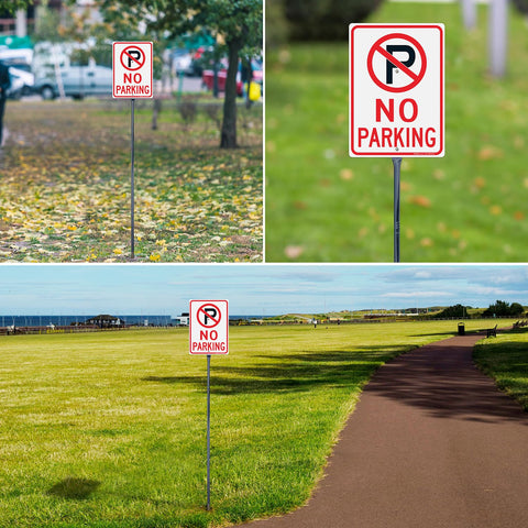 Faittoo weatherproof sign resists fading for long outdoor life.