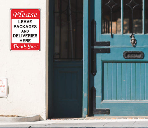 Faittoo Rust-free aluminum sign 14x10 for all-weather use
