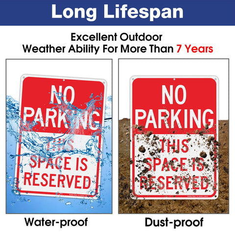 Faittoo UV-protected sign resists fading for long outdoor use.