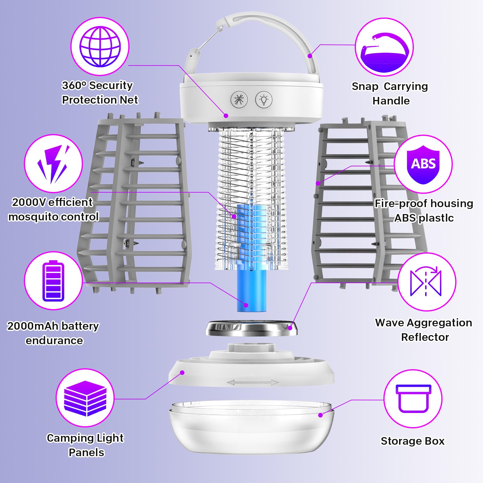 Falala AI frequency sensor adjusts attractant for indoor mosquito control.