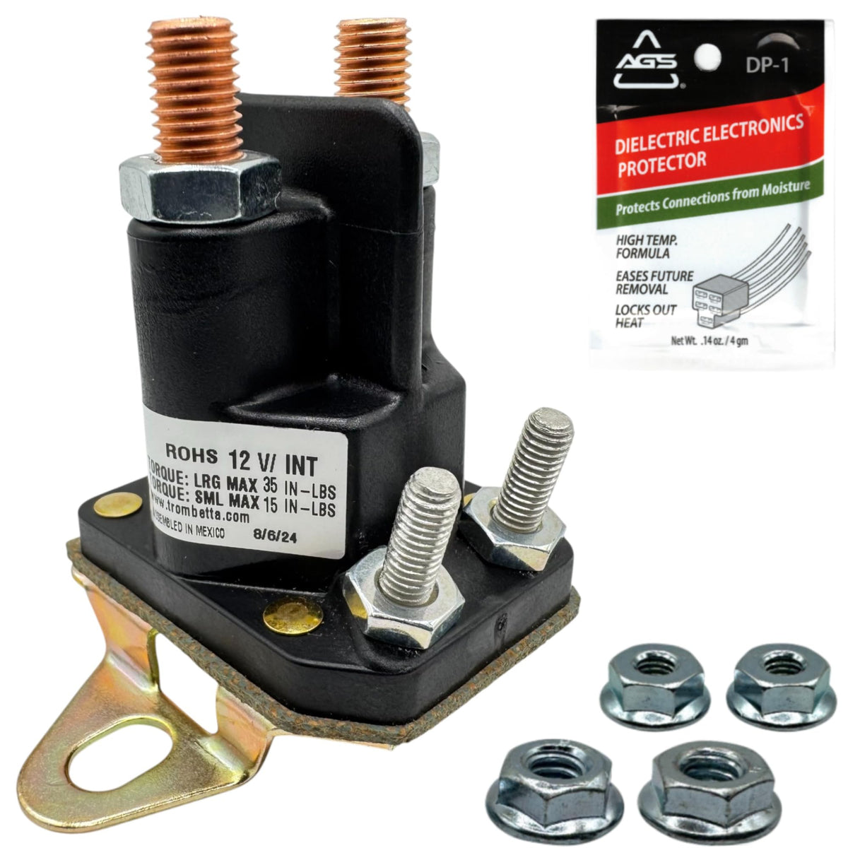 FalconSupply Trombetta contactor closeup for reliable engine starting