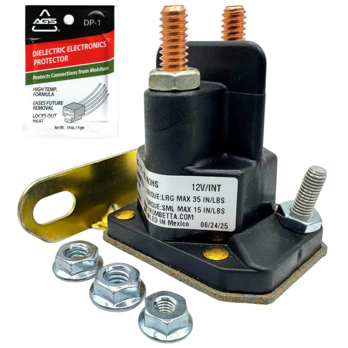 FalconSupply Trombetta 832-1211-210 solenoid closeup for dependable starting
