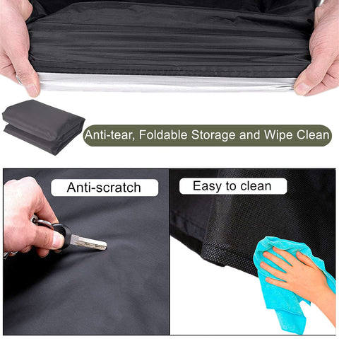 Falezern robot pool cleaner cover includes an airflow mesh window for drying.