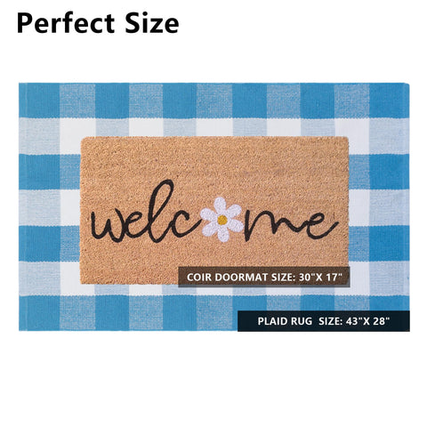 Fallovea coco coir doormat with textured fibers for everyday foot traffic.