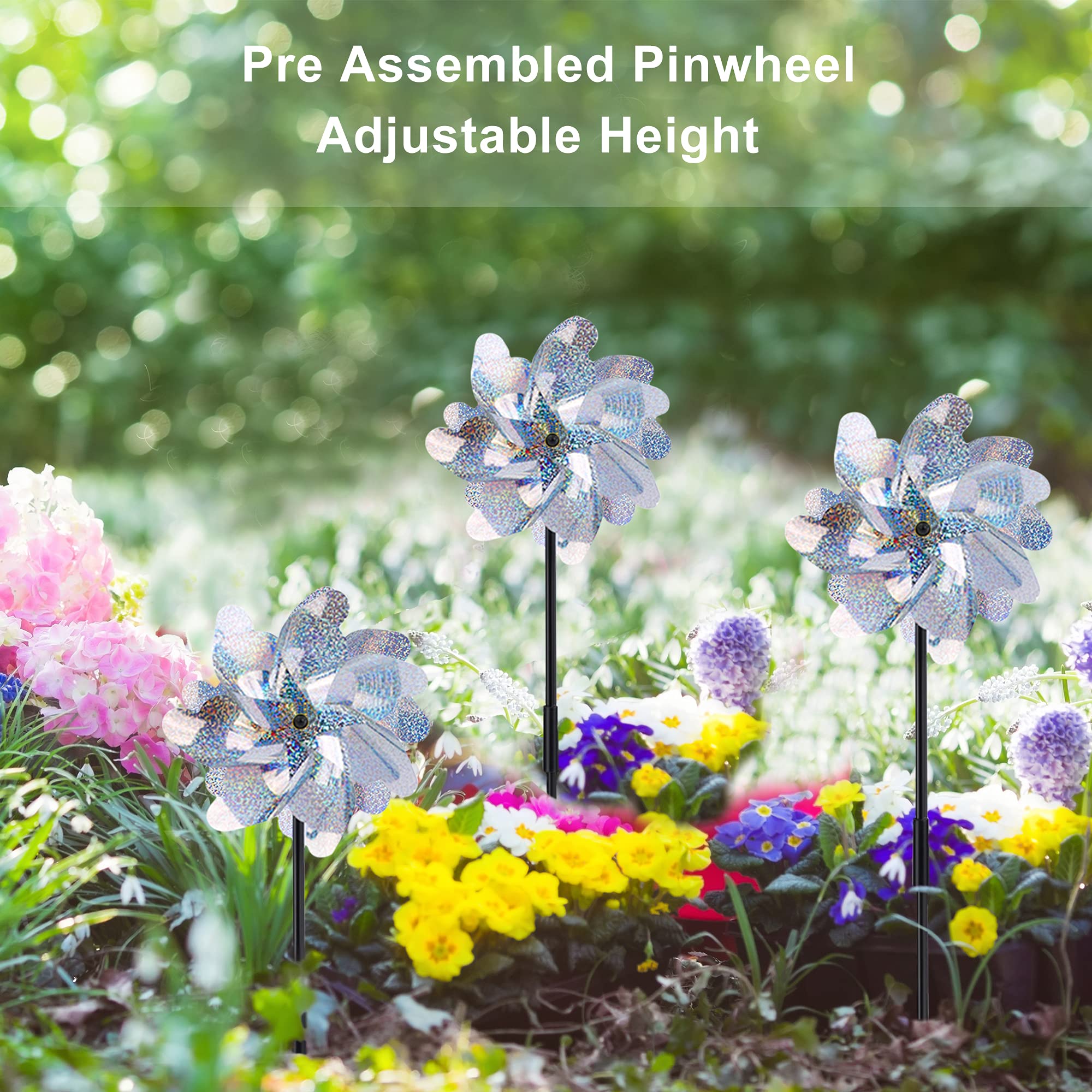 FameFame lightweight, durable pinwheels withstand wind while remaining easy to reposition.