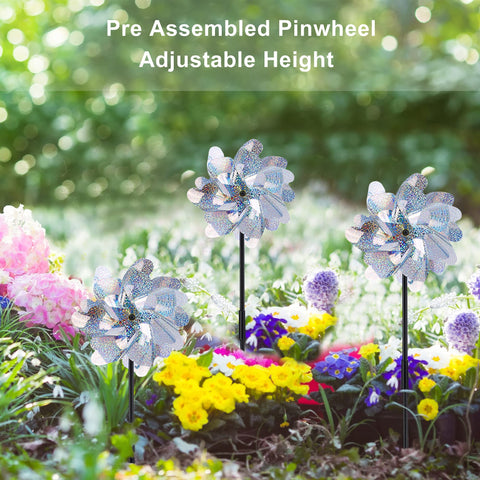 FameFame lightweight, durable pinwheels withstand wind while remaining easy to reposition.
