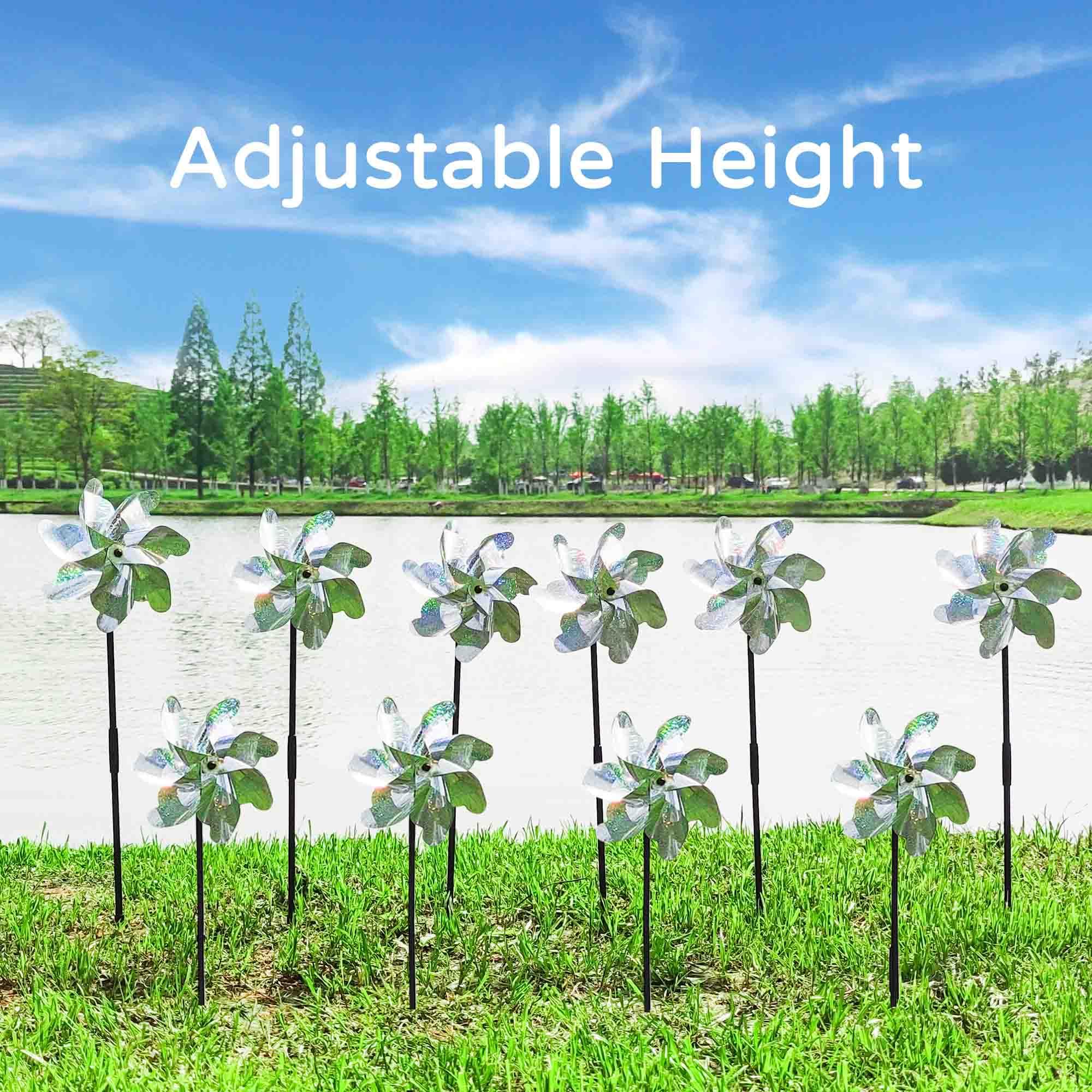 FameFame wind-driven pinwheels spin smoothly, creating tranquil outdoor ambience.