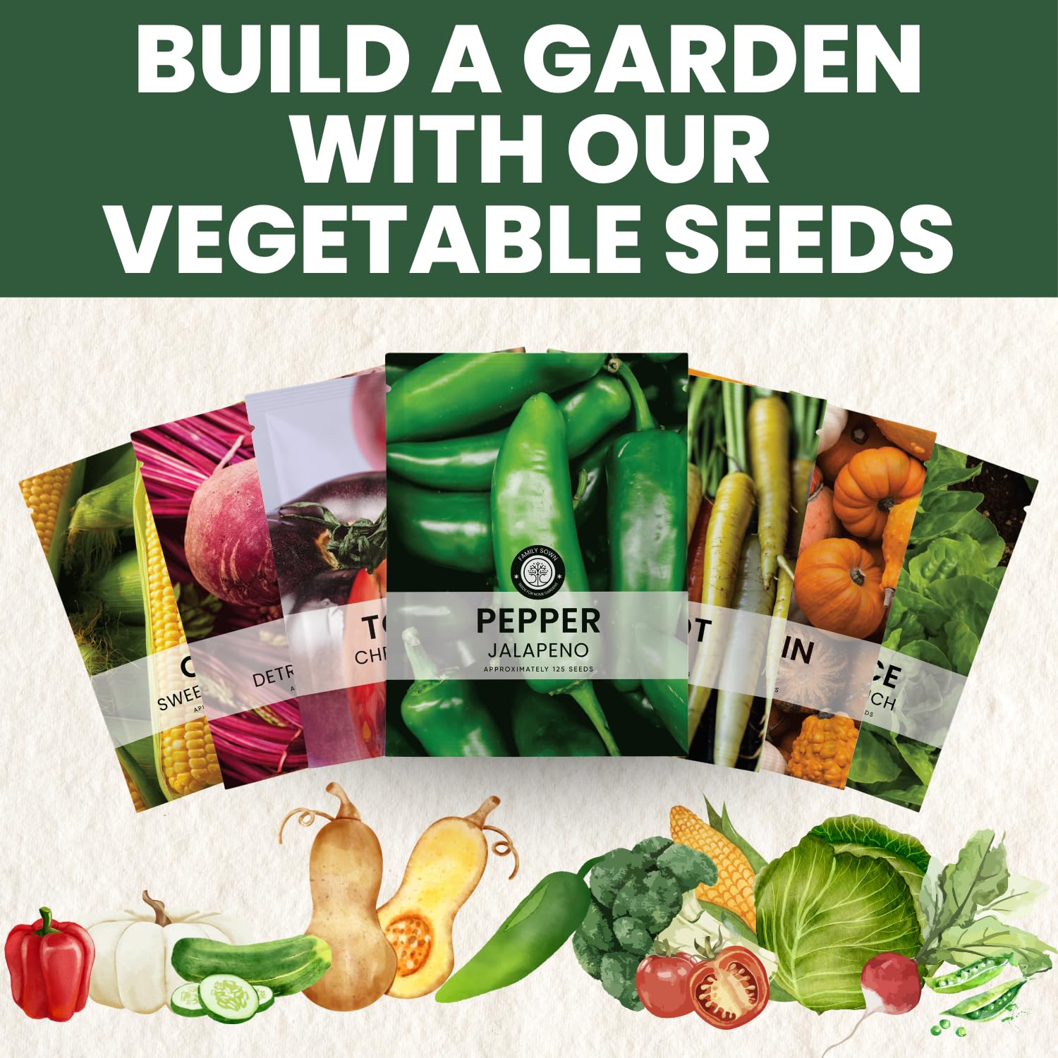 Family Sown 2026 freshness for the season helps vigorous garden performance.